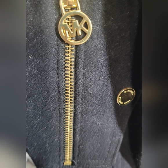Michael Kors Black Wool Peacoat XS - Picture 2 of 5